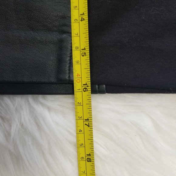 Dynamite | Black Faux Leather Mini Skirt Stretch S - Picture 3 of 6